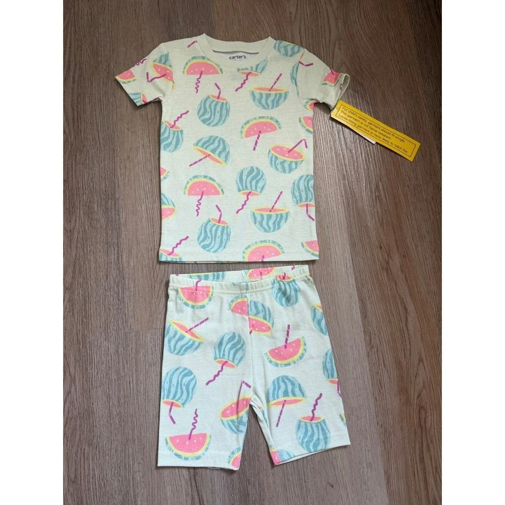 Girl pajama set 5T watermelons